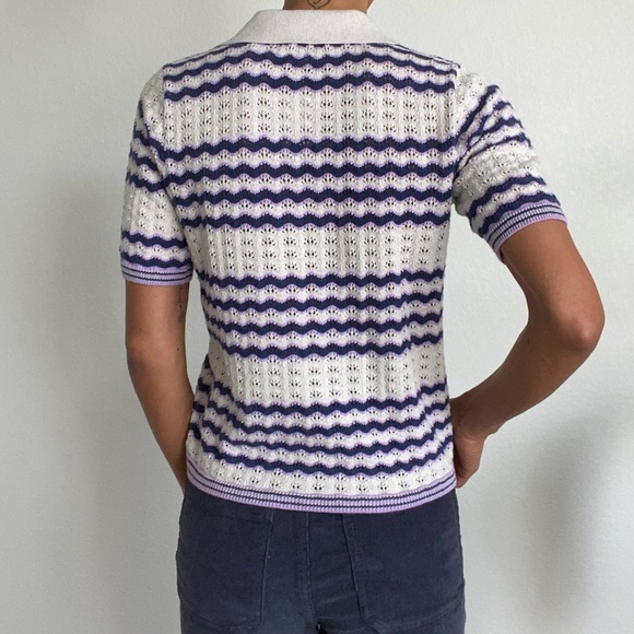 Marine layer sweater polo- size small - Picture 4 of 8